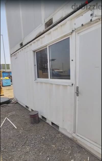 Portable Security Guard Cabin / Site Office Cabin with Counter – Good