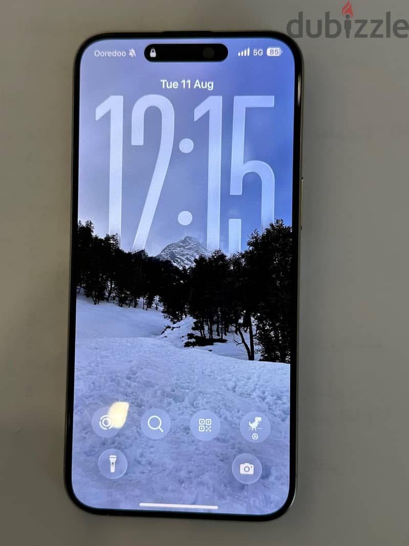 Iphone 15 pro max - 256 GB , White, TWO - Physical Sim 1
