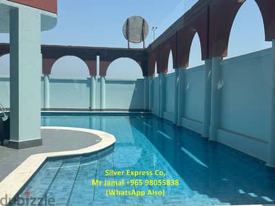 Fully Furnished 3 Bedroom Sea View Apartment in Mangaf.