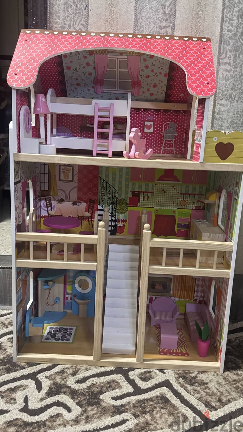 Wooden Doll house big size 1