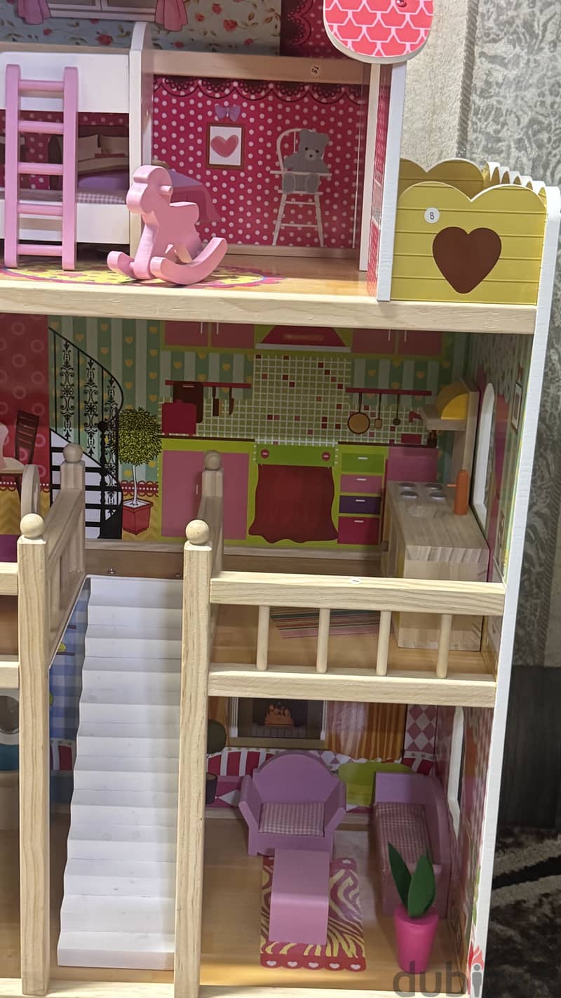 Wooden Doll house big size 2