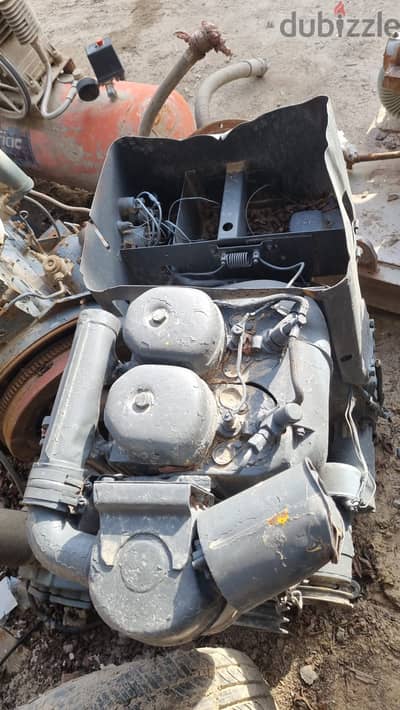 Deutz 2 cylinder air cooled. دويتز ٢ سلندر تبريد هوى