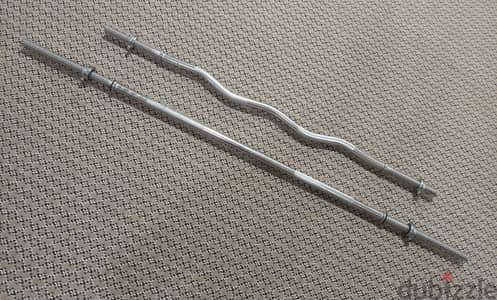 Straight bar and zigzag bar