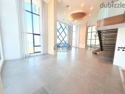 Exclusive Sea View 3 Master Bedroom Duplex with Pool & Gym in Salmiya