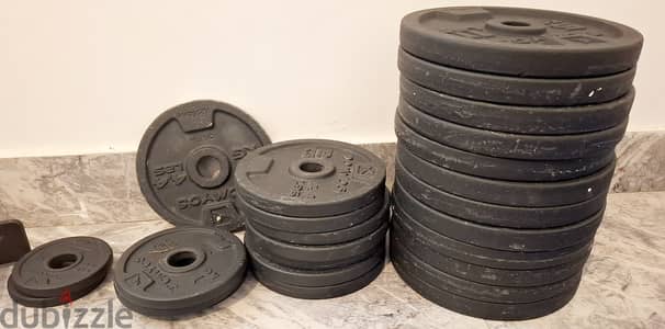 Adjustable Dumbbells Set with Metal Plates- Domyos / Decathalon Brand