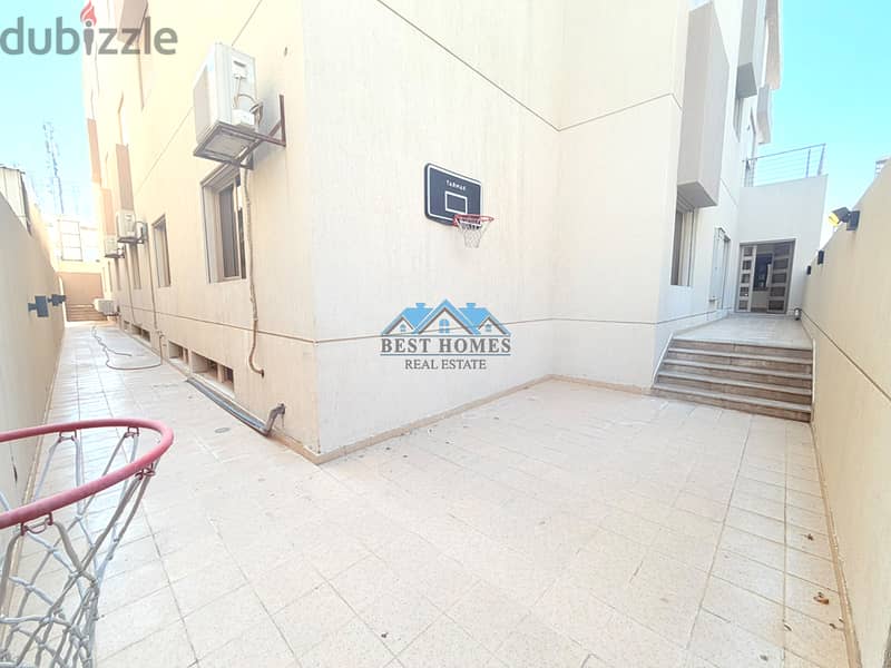Huge 4 Bedroom Ground Floor Apartment with Private Entrance in Salwa 10