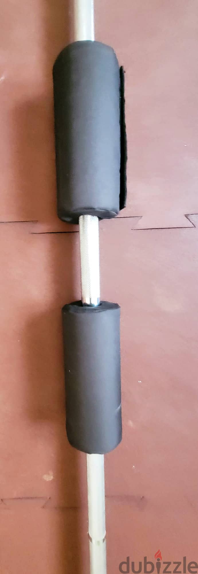 Barbell for Weight Lifting- Olympic Size (50mm) - with Sponge Pad 1