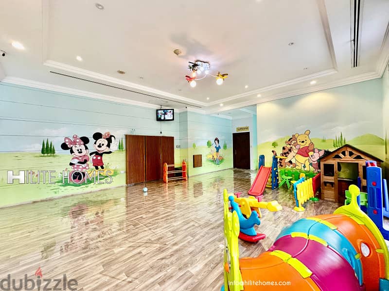 Three bedroom Seaview apartment with balcony for rent in Shaab 4