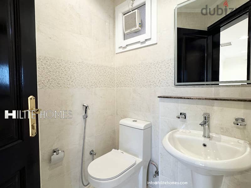 Three bedroom Seaview apartment with balcony for rent in Shaab 9