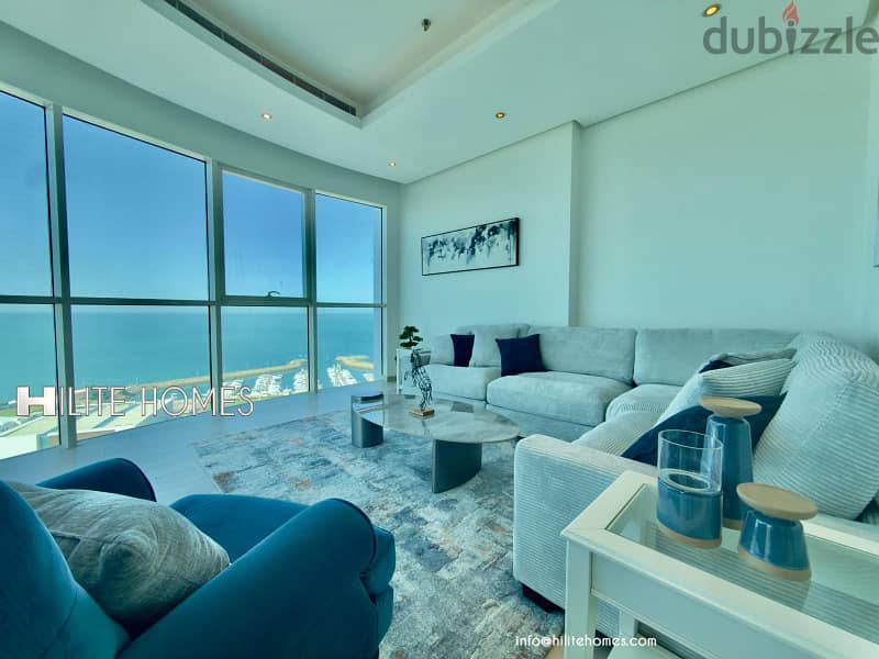 Three bedroom semi furnished apartment for rent in shaab 3
