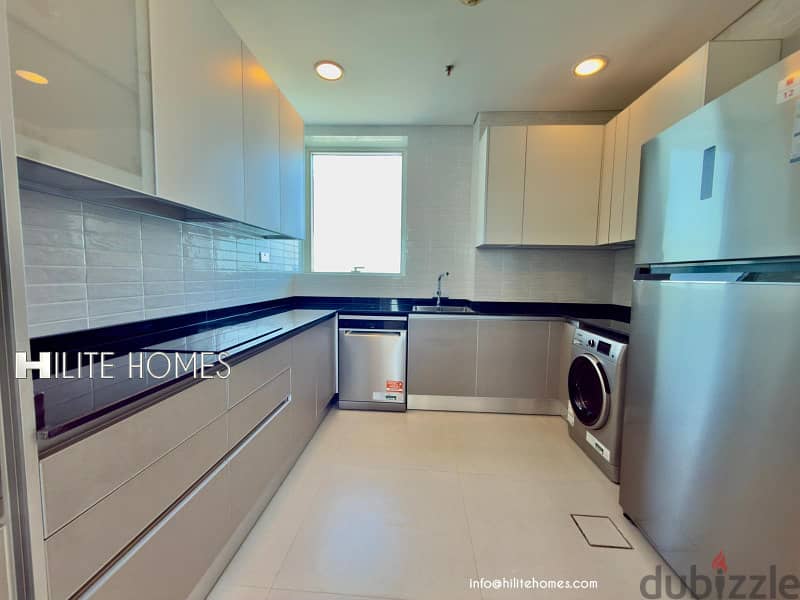 Three bedroom semi furnished apartment for rent in shaab 4