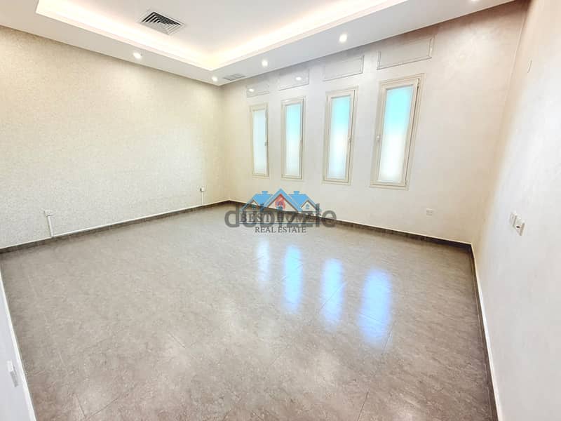 Bright 4 Bedroom Apartment with Basement Parking in Salwa 1