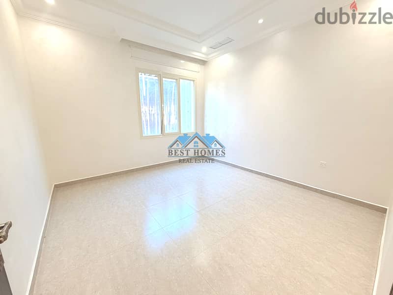Bright 4 Bedroom Apartment with Basement Parking in Salwa 2