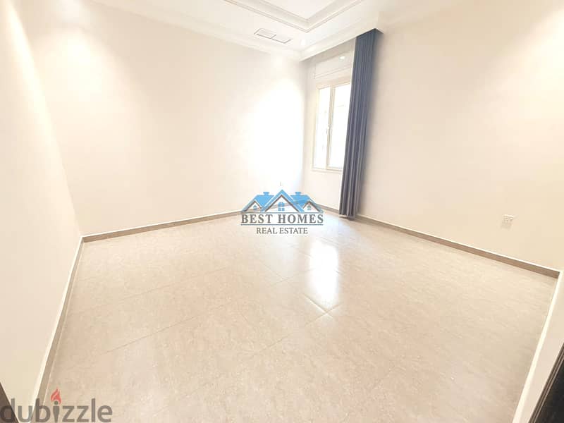 Bright 4 Bedroom Apartment with Basement Parking in Salwa 8