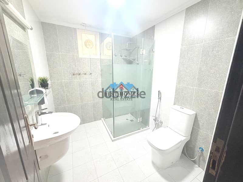 Bright 4 Bedroom Apartment with Basement Parking in Salwa 9