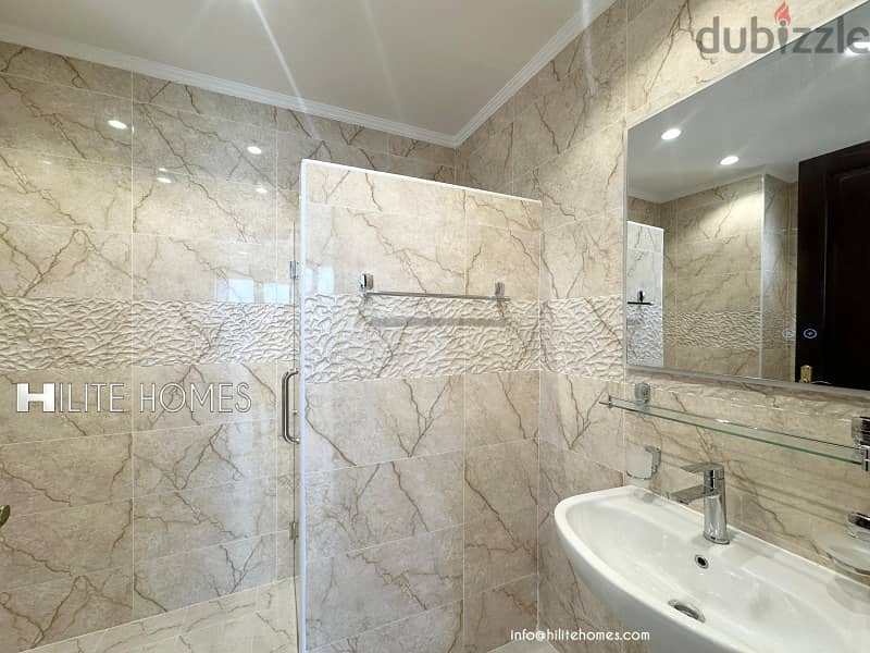 Three bedroom Seaview apartment with balcony for rent in Shaab 1