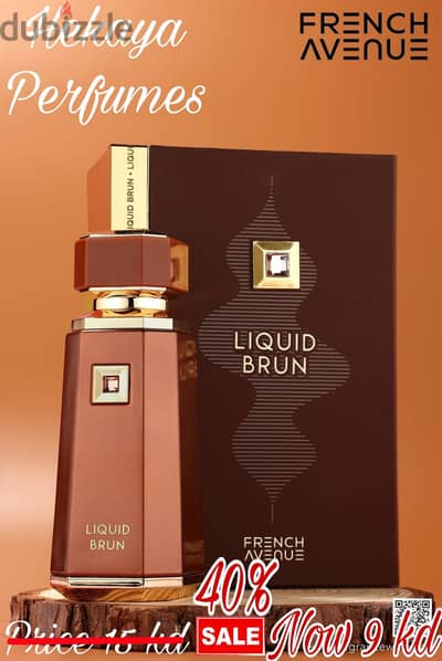 Liquid Brun for Men 100ml EDP by French Avenue only 9 kd free delivery
