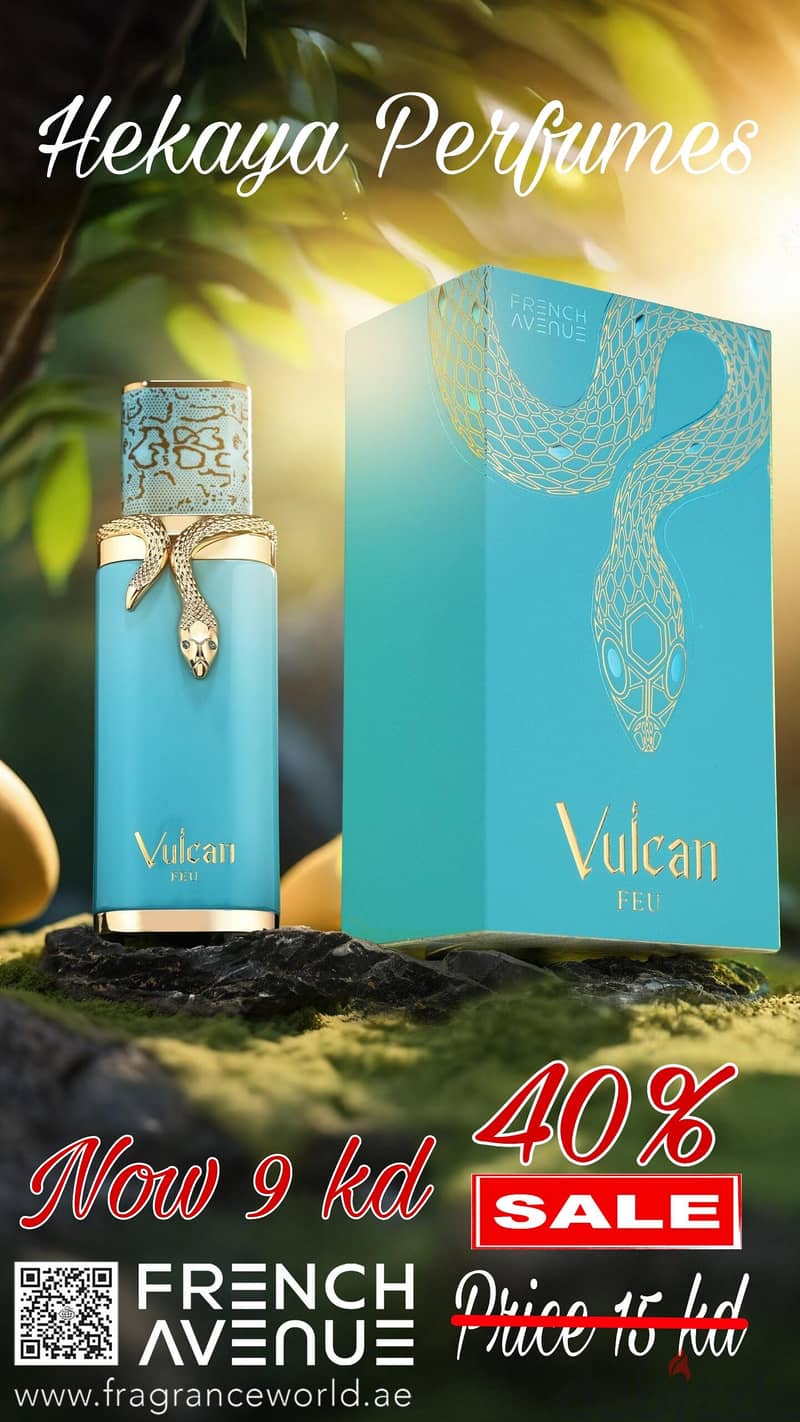 Vulcan Feu 100ml EDP by French Avenue only 9 kd and free delivery 1