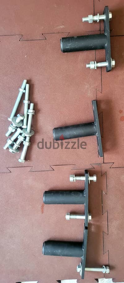 Power Rack Attachments- Weight Storage and J-Hooks