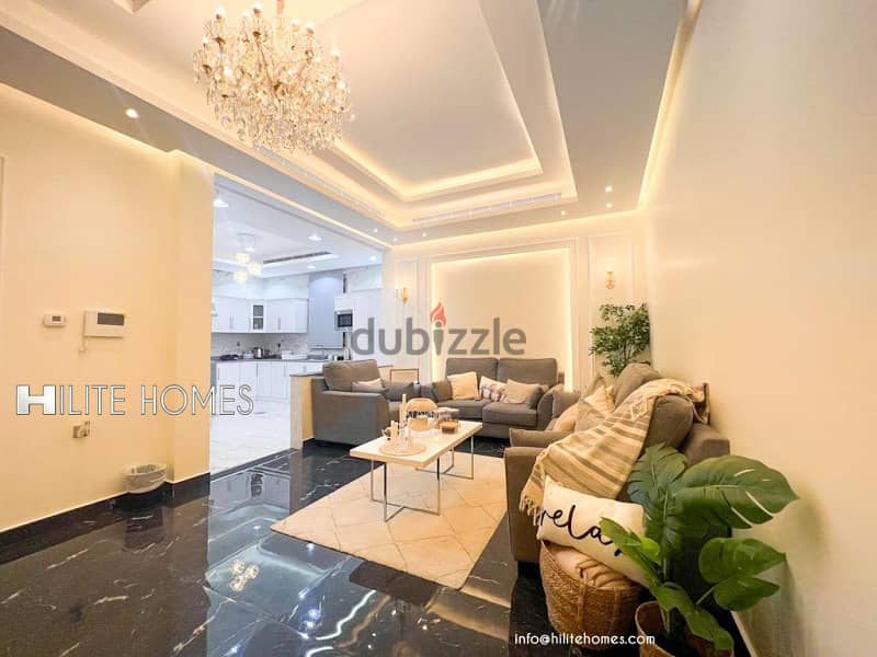 Brand new Two bedroom floor with spacious Roof top for rent in Mishref 1