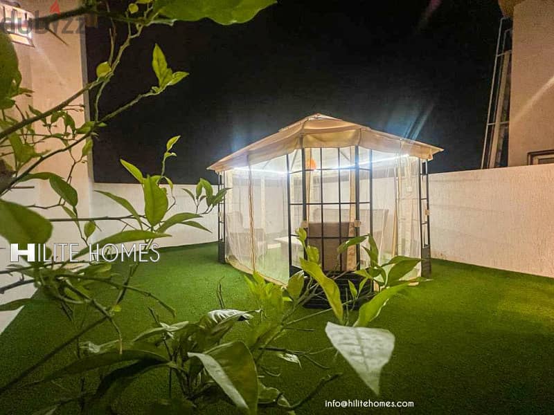 Brand new Two bedroom floor with spacious Roof top for rent in Mishref 2