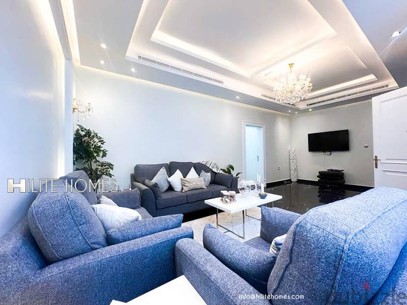 Brand new Two bedroom floor with spacious Roof top for rent in Mishref 3
