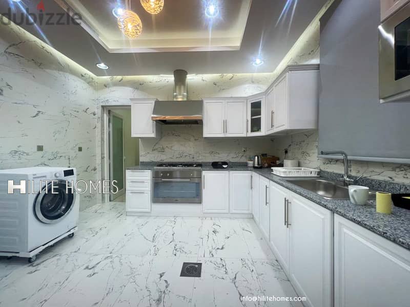 Brand new Two bedroom floor with spacious Roof top for rent in Mishref 5