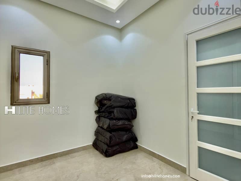 Brand new Two bedroom floor with spacious Roof top for rent in Mishref 12