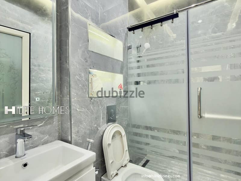 Brand new Two bedroom floor with spacious Roof top for rent in Mishref 13