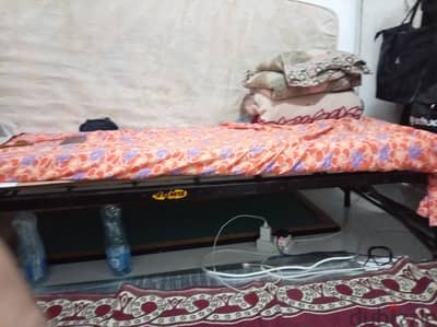 bed. good condition. with new mattress