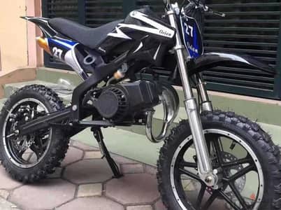 70CC Dirt Bike with Electric Start Yellow and Black New in Box