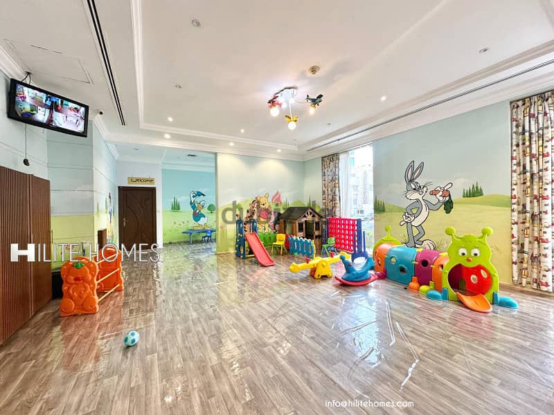 3 bedroom Seaview apartment with balcony for rent in Shaab Al bahari 4