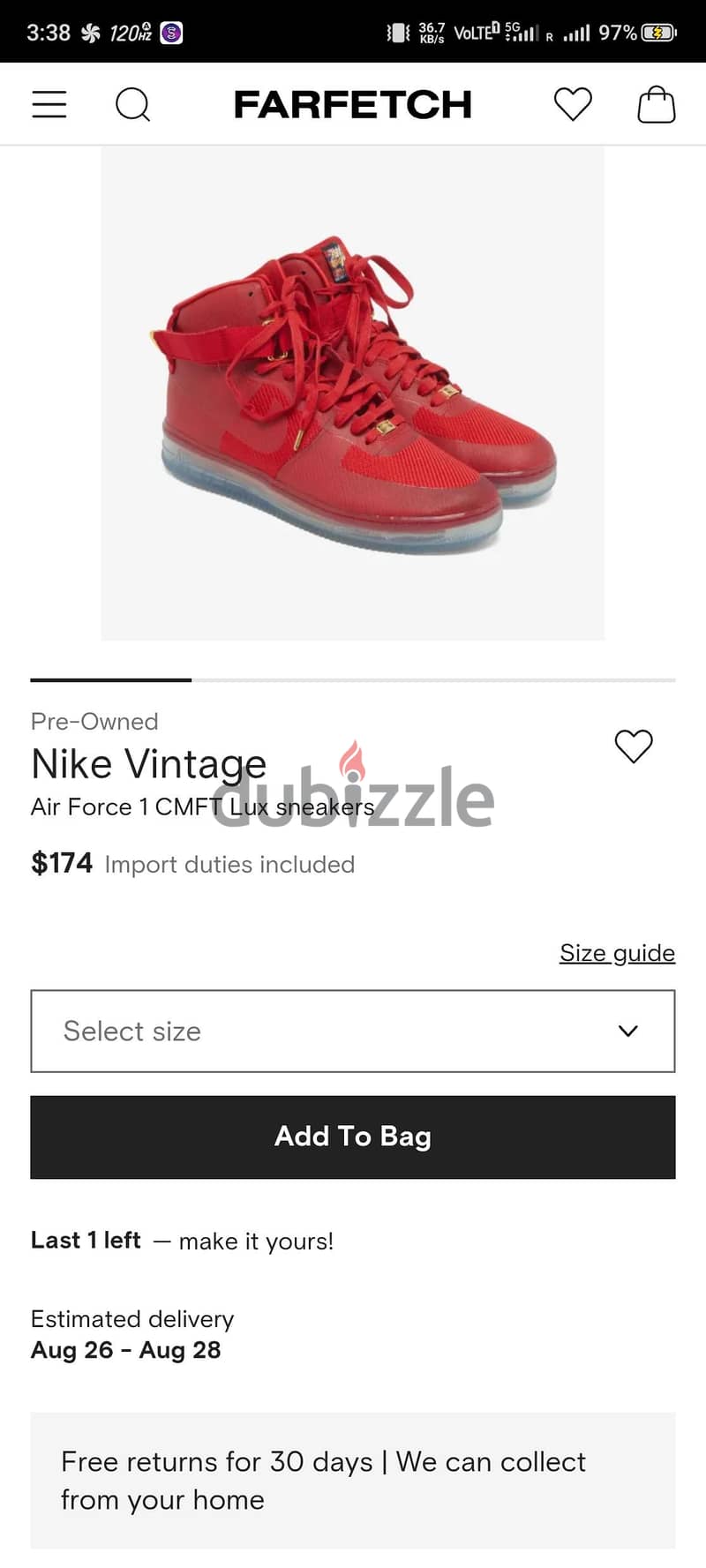 Air Force 1 High CMFT Lux 11