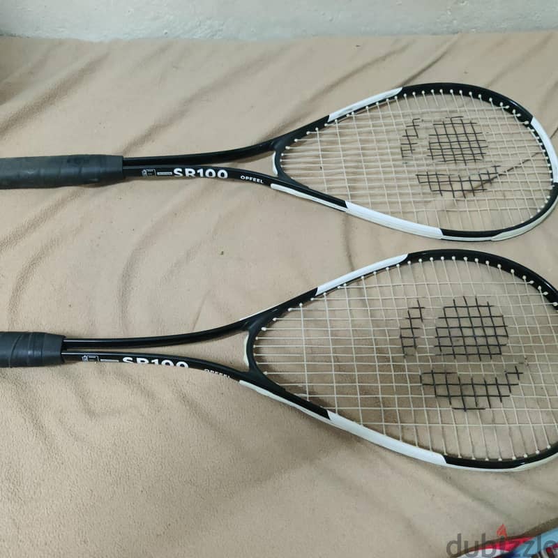 sale in good condition Dunlop 1 pic opfeel sr 100 2 pic Wilson fusion 1