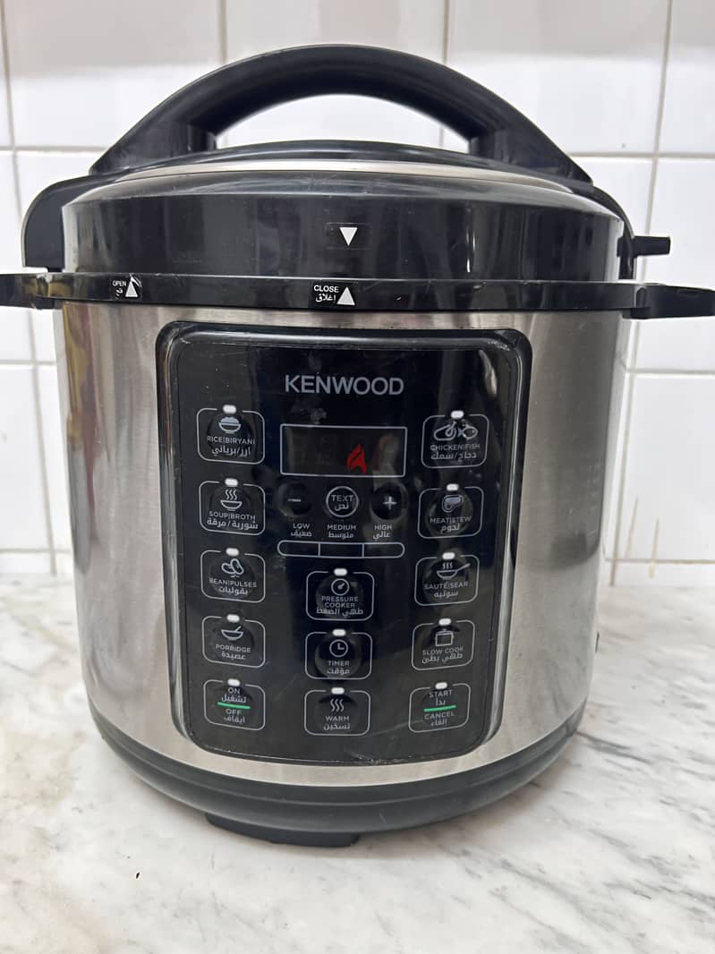 طنجرة ضغط كهربائية -كينوود  -Electric pressure cooker -kenwood 2