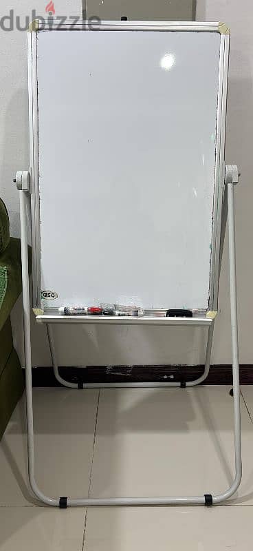 Study & Teaching White Board With Floor Stand