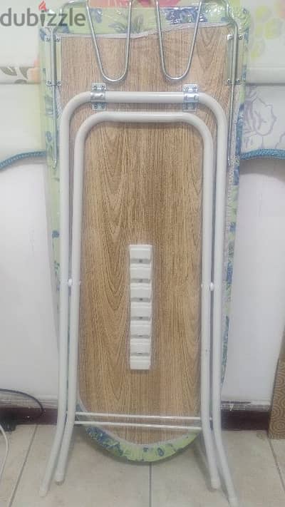 Clothes Ironing Board With Wooden Base New