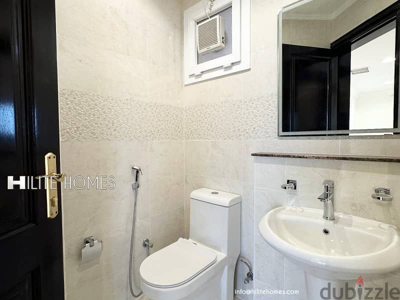 Three bedroom Seaview apartment with balcony for rent in Shaab 10