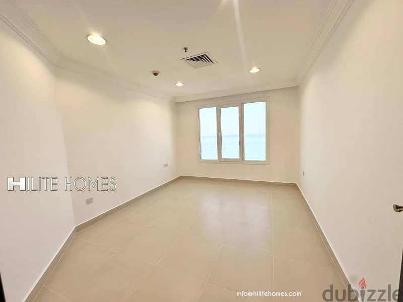 Three bedroom Seaview apartment with balcony for rent in Shaab 12
