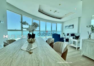 Three bedroom semi furnished apartment for rent in shaab 5