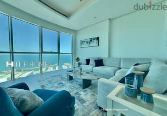 Three bedroom semi furnished apartment for rent in shaab 6