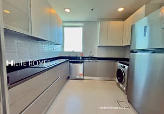 Three bedroom semi furnished apartment for rent in shaab 7