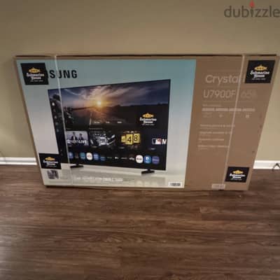 Samsung U7900F 65" Crystal UHD 4K LED TV, 2160p Resolution, Black
