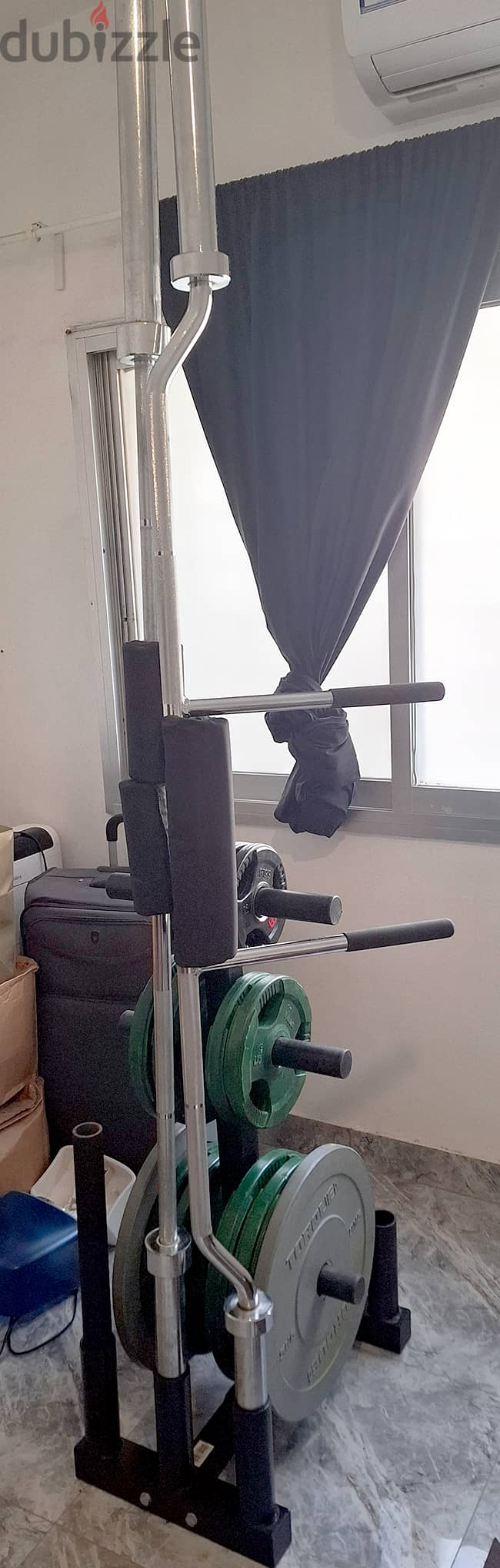 Weight Plates Rack - Olympic Sized - for Holding Barbells and Plates 3