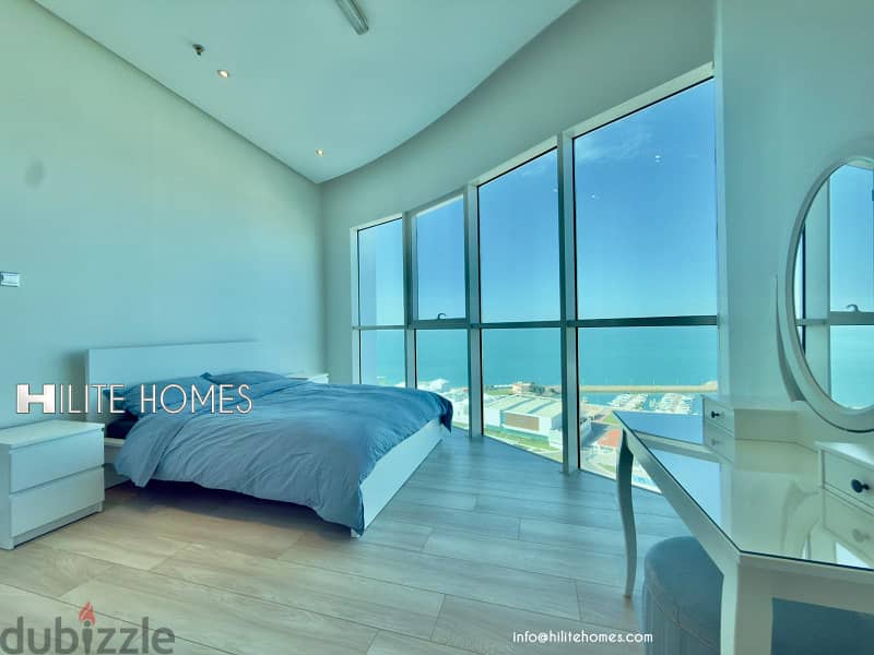 Three bedroom semi furnished apartment for rent in shaab 4