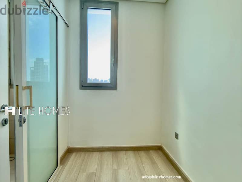 Three bedroom semi furnished apartment for rent in shaab 7