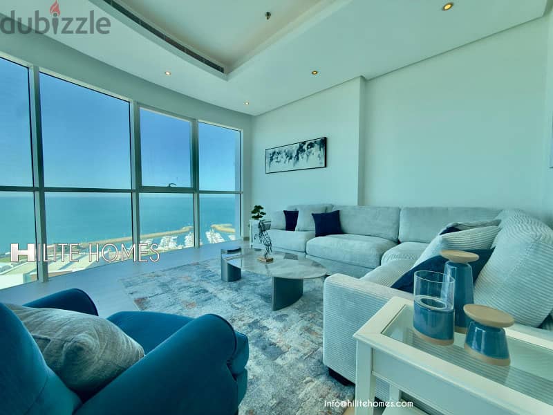 Three bedroom semi furnished apartment for rent in shaab 10