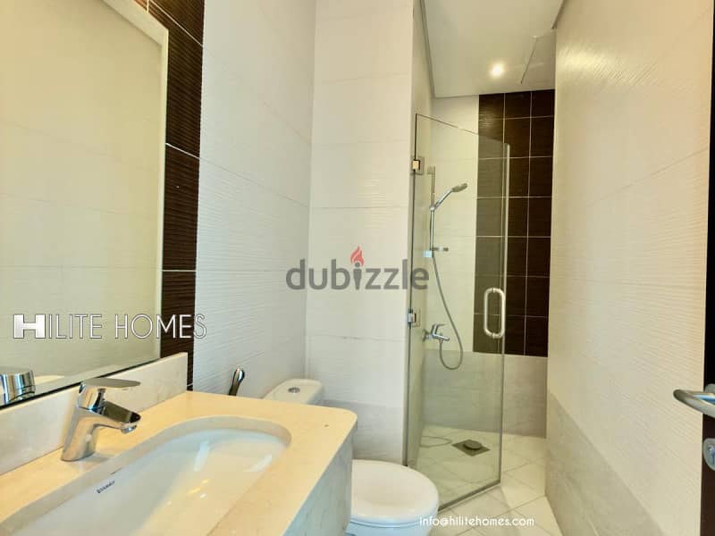 Three bedroom semi furnished apartment for rent in shaab 13