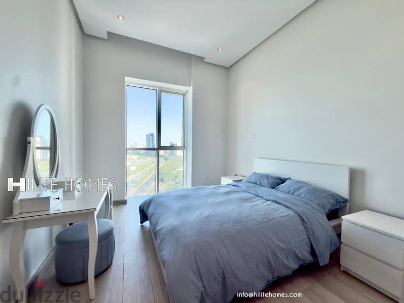 Three bedroom semi furnished apartment for rent in shaab 17