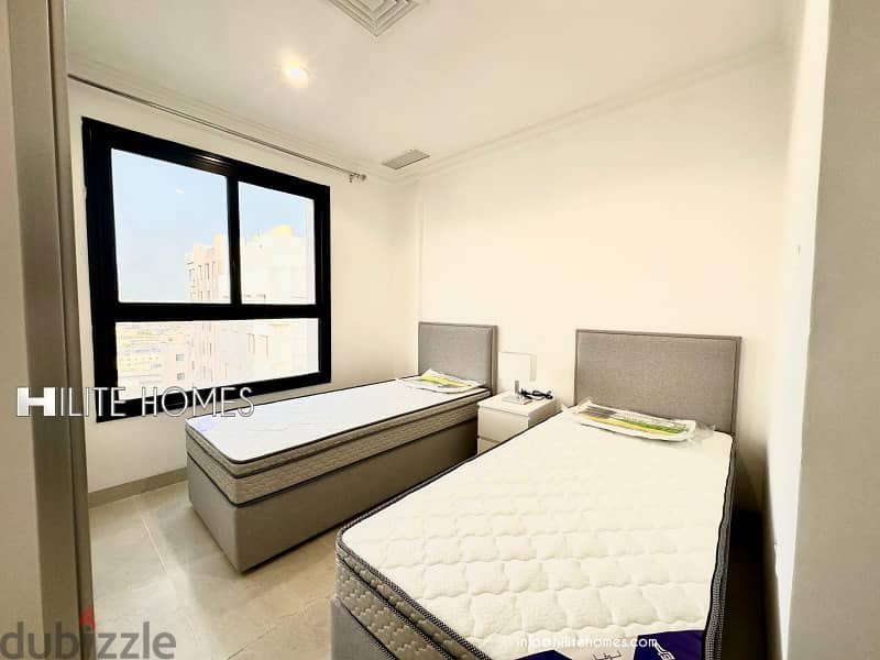 Two bedroom furnished apartment for rent in salmiya near boulevard Par 5